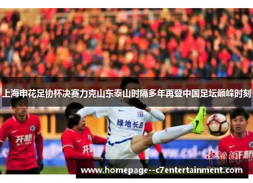 上海申花足协杯决赛力克山东泰山时隔多年再登中国足坛巅峰时刻